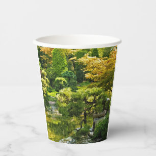 Gobelets En Papier Jardin Japonais - Esthétique Traditionnelle