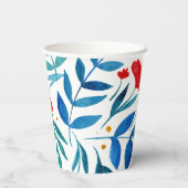 Gobelets En Papier Jardin magique aquarelle (Verso)