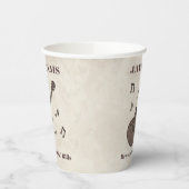 Gobelets En Papier Java Jams-Brassin' Riffs Rockin'-Café-Guitare- (Gauche)