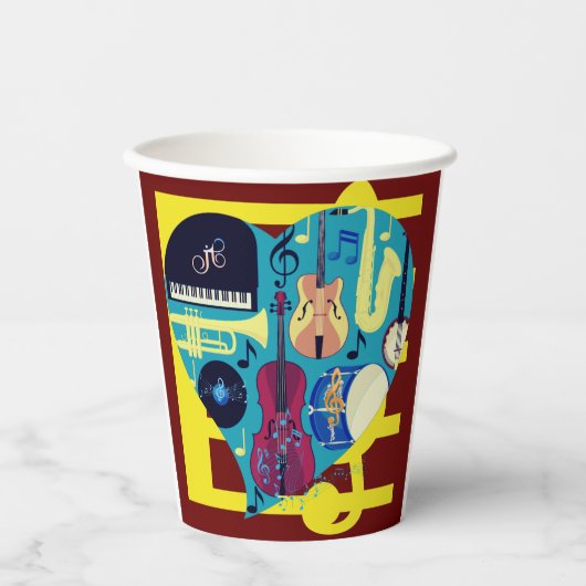 Gobelets En Papier Jazz Blues (Recto)