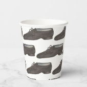 Gobelets En Papier Jazz Dance Chaussures Chaussons Ballerina Dancer C (Verso)