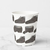 Gobelets En Papier Jazz Dance Chaussures Chaussons Ballerina Dancer C (Droite)