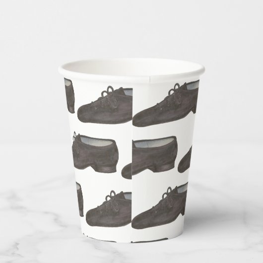 Gobelets En Papier Jazz Dance Chaussures Chaussons Ballerina Dancer C (Droite)