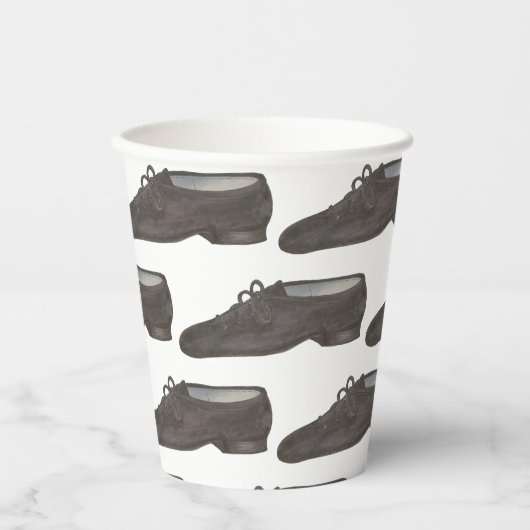 Gobelets En Papier Jazz Dance Chaussures Chaussons Ballerina Dancer C (Recto)