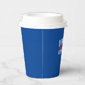 Gobelets En Papier Je Cours Pour Brûler Le Fou (Droite)