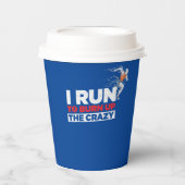 Gobelets En Papier Je Cours Pour Brûler Le Fou (Recto)