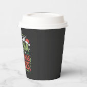 Gobelets En Papier Je cours sur Matcha et Noël Cheers Boisson Verte (Gauche)