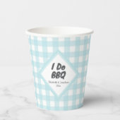 Gobelets En Papier Je fais du BBQ (Recto)