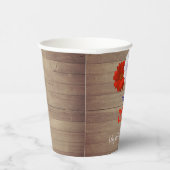 Gobelets En Papier Je fais du BBQ Fleur patriotique (Droite)