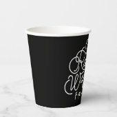 Gobelets En Papier Je préférerais regarder des amis™ Script (Recto)