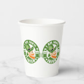 Gobelets En Papier Je suis 100% irlandais (Recto)