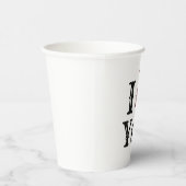 Gobelets En Papier Je t'aime (Droite)