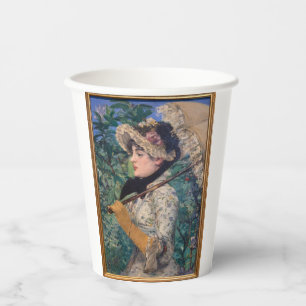 Gobelets En Papier Jeanne (Printemps) Par Édouard Manet