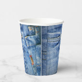 GOBELETS EN PAPIER JEANS BLEUS DÉFAVORISÉS (Droite)