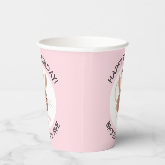 Gobelets En Papier Jerboa à longues oreilles mignonne anniversaire pe (Droite)