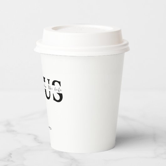 Gobelets En Papier Jésus (Gauche)