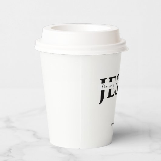 Gobelets En Papier Jésus (Droite)