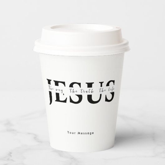 Gobelets En Papier Jésus (Recto)