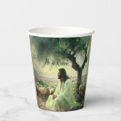 Gobelets En Papier Jesus Christ Religious Easter Catholic  (Verso)