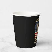 Gobelets En Papier Jésus Est Mon Sauveur Trump Est Mon Président État (Droite)