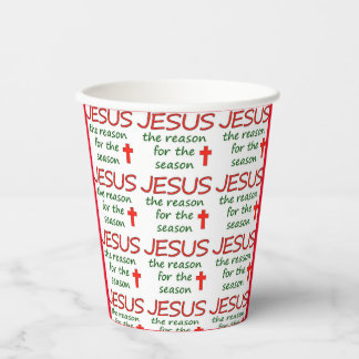 Gobelets En Papier JESUS Raison de la saison