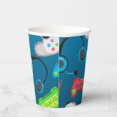 Gobelets En Papier Jeux Vidéo Contrôleurs Joueur fête d'anniversaire (Droite)