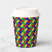 Gobelets En Papier Jigsaw Puzzle Motif sans joint-22675 (Gauche)