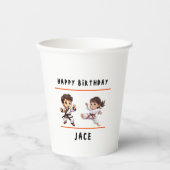 Gobelets En Papier Jiu Jitsu Champ Anniversaire Party Paper Cup (Recto)