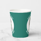 Gobelets En Papier Joli anteater pangolin personnalisé anniversaire (Gauche)