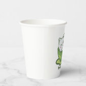 Gobelets En Papier Joli chat avec boisson matcha (Droite)
