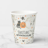 Gobelets En Papier Joli Halloween Ghost Spooktacular Anniversaire Déc (Recto)