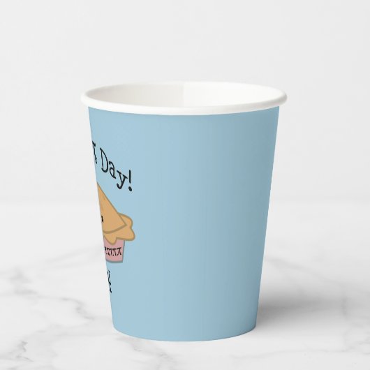 Gobelets En Papier Joli Joyeux Pi Day ! (Gauche)