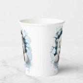 Gobelets En Papier Joli Ours Polaire Noël 3D (Droite)