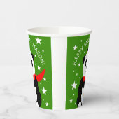 Gobelets En Papier Joli Panda d'anniversaire avec Casquette Bowler &  (Gauche)