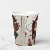 Gobelets En Papier Joli Petit Elfe Noël 3D (Droite)