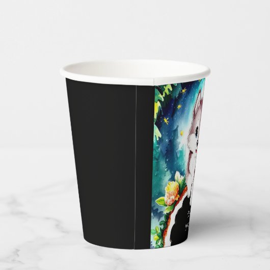 Gobelets En Papier Joli Whimsical Wolf Birthday (Droite)