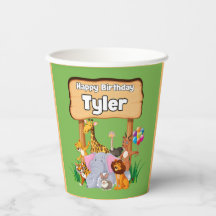 Joli Zoo Awesome Animal fête des enfants