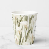 Gobelets En Papier Jolie Calla Lilly Fête des mariées (Droite)