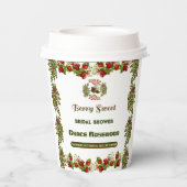 Gobelets En Papier Jolie douche de mariée aux couleurs de l'automne e (Verso)