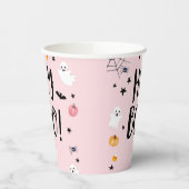 Gobelets En Papier Jolie Fantôme Halloween Fête Anniversaire Fille ro (Gauche)