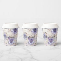 Jolie perle d'or violet Fleurs blanches