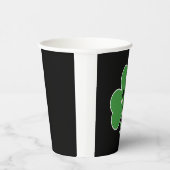 Gobelets En Papier Jolie St. Patrick's Day Design Shamrock (Droite)