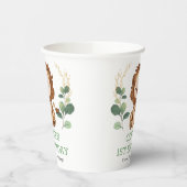 Gobelets En Papier Jolie verdure Lion Wild Un 1er anniversaire fête (Gauche)