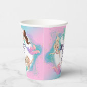 Gobelets En Papier Jolies Petites Tasses En Papier De Sirènes (Droite)