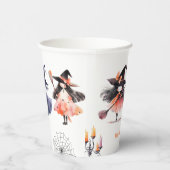 Gobelets En Papier Jolies sorcières Halloween Costume fête d'annivers (Droite)