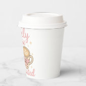 Gobelets En Papier Jolly & Caffeinated Coquette Christmas Latte Mug (Gauche)