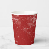 Gobelets En Papier Jolly Christmas Cheers with Santa Champagne winter (Gauche)