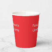 Gobelets En Papier Jolly Red & White Christmas Party : (Gauche)