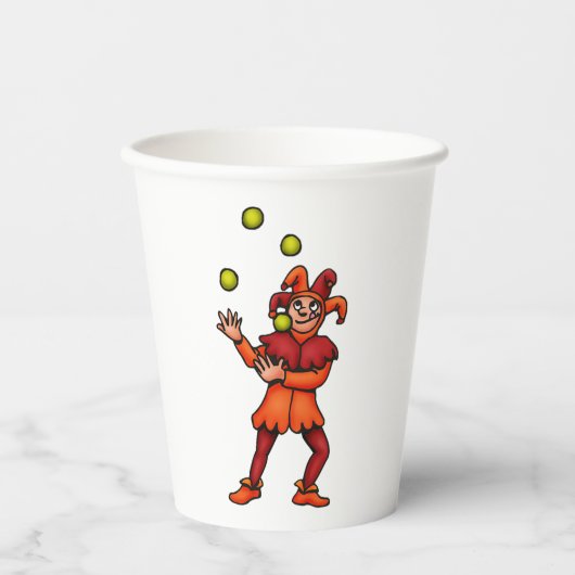 Gobelets En Papier Jongleur (Recto)