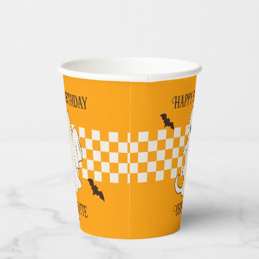 Gobelets En Papier Jote Éffrayant Fantôme Halloween Ado Anniversaire (Droite)